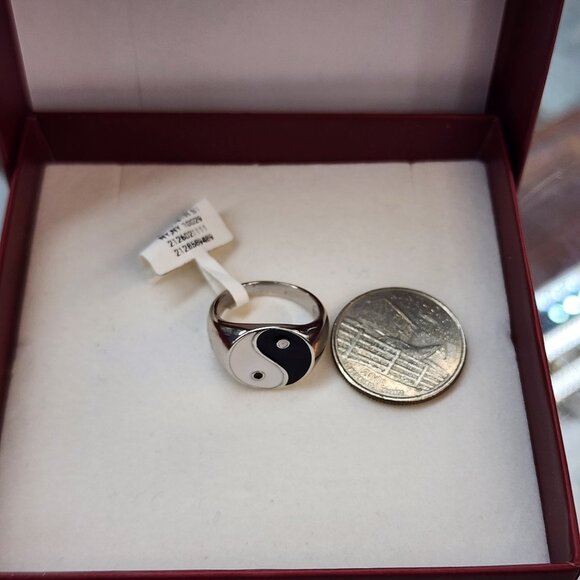 Find Your Balance – Sterling Silver 925 Yin Yang Ring | Brand New - Picture 5 of 7